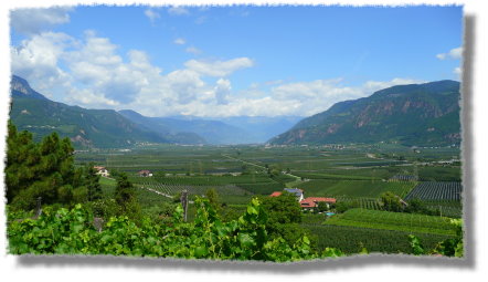 ein Blick zur�ck nach Meran...
