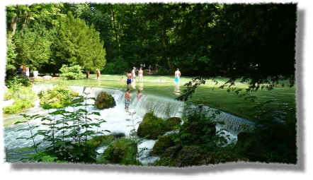 Abk�hlung im Englischen Garten...