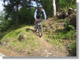 auf Singletrailsuche in der Schweiz...
