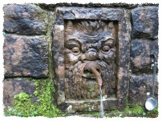 Das Gesicht des K�nigs-Brunnen...
